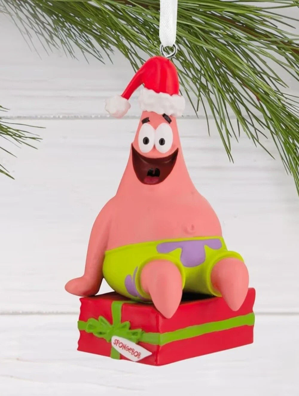 Nickelodeon's Patrick SpongeBob SquarePants Hallmark Christmas Tree Ornament